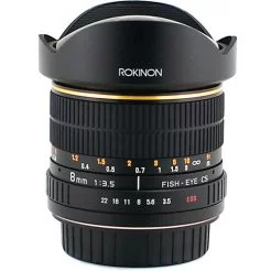 Rokinon 8mm Fisheye lens