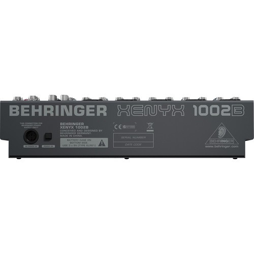 Behringer XENYX 1002B - Battery Operated 10 Channel Audio Mixer-624