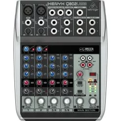 Behringer Xenyx Q802USB Premium 8-Input 2-Bus Mixer-1502