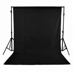 Jet Black Backdrop 9×36 Feet (Paper Roll)