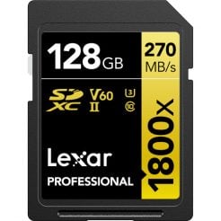 Lexar 128GB 1800X SD Card
