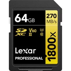 Lexar 64GB V60 1800X SD Card Lexar 64GB SD Card in Pakistan