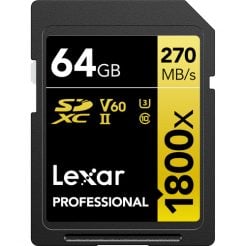 Lexar 64GB V60 1800X SD Card Lexar 64GB SD Card in Pakistan