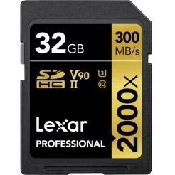 Lexar 32GB 2000X SD Card