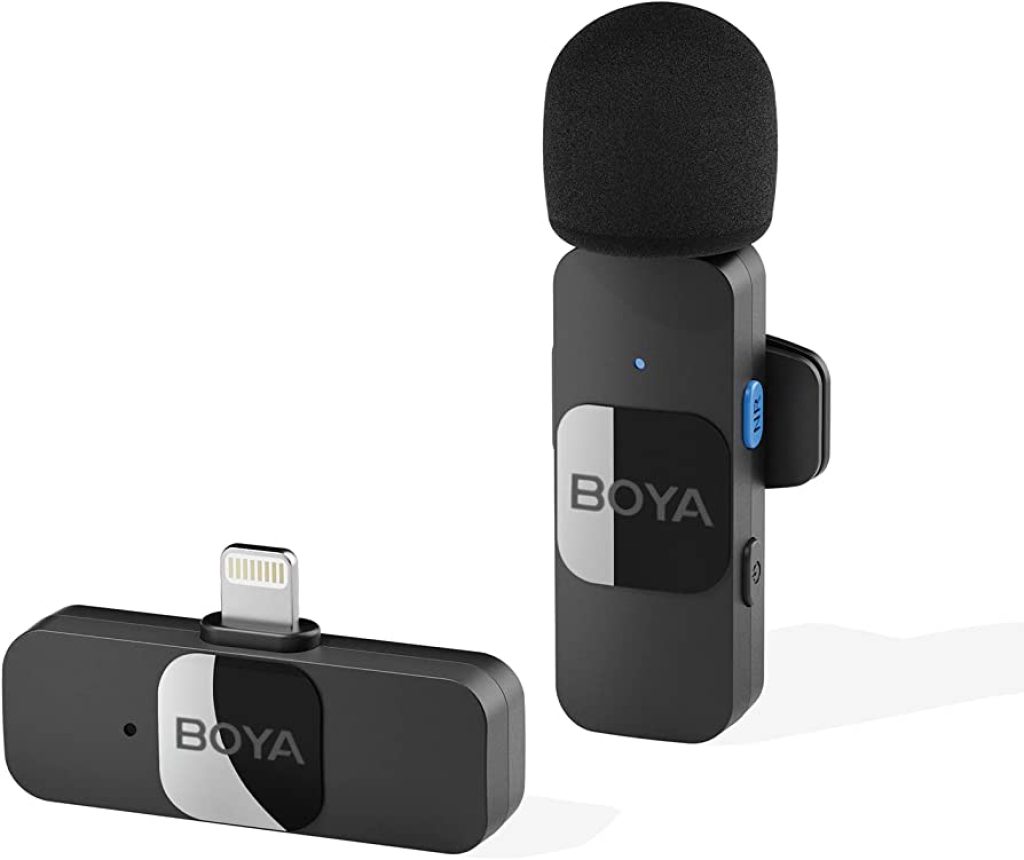 Boya BY-V1 Wireless Microphone For Iphone - Hashmi Photos