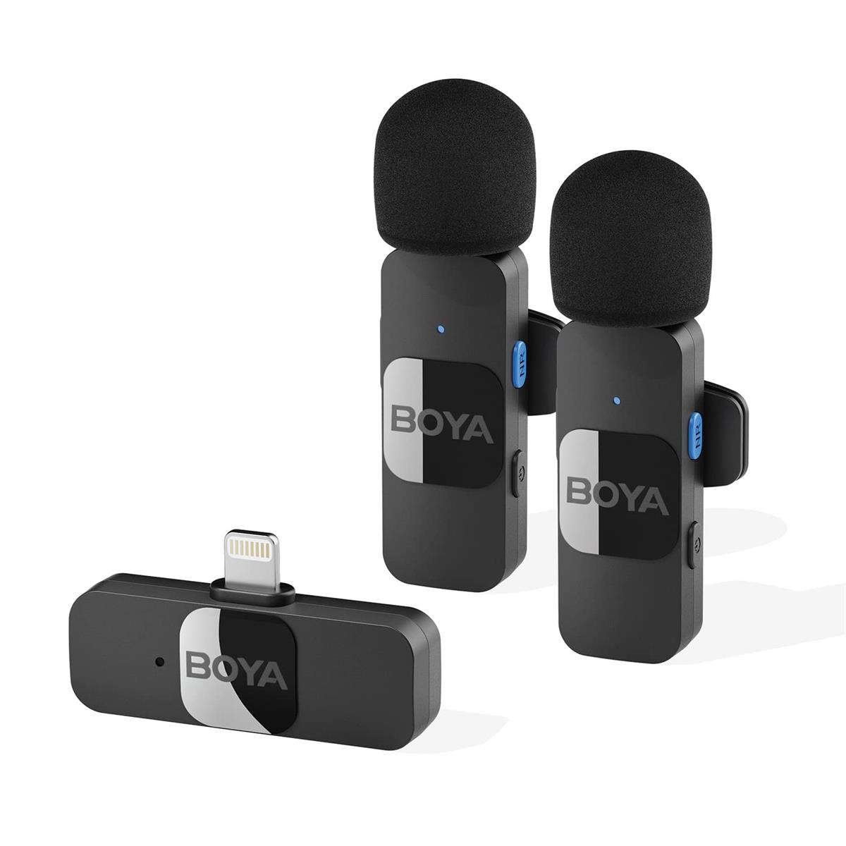 Boya BY-V2 Wireless Microphone For Iphone - Hashmi Photos