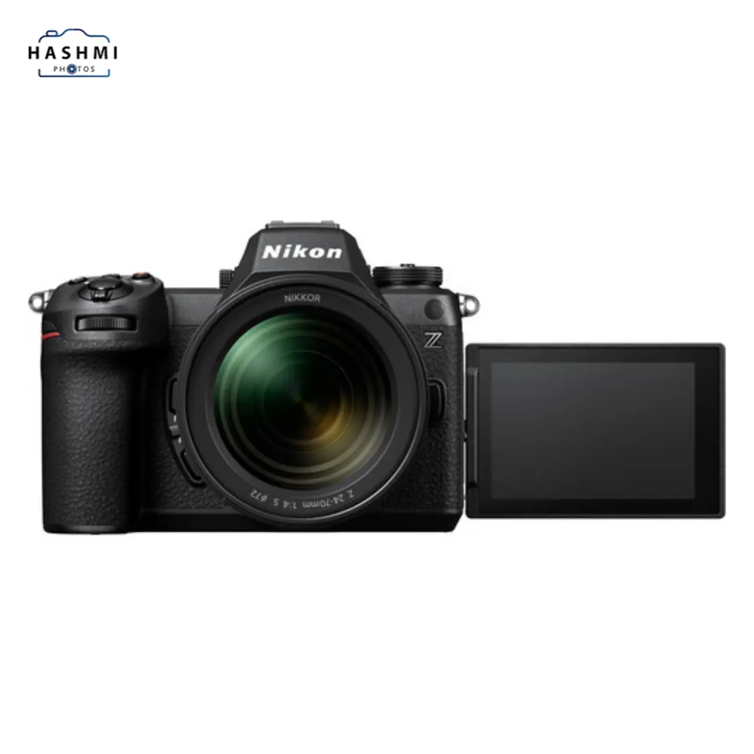 Nikon Z6 III Mirrorless Camera with 24-70mm f_4 S Lens Price in Pakistan - 3.2_ 4-Axis Tilting Touchscreen LCD - Hashmi Photos PK