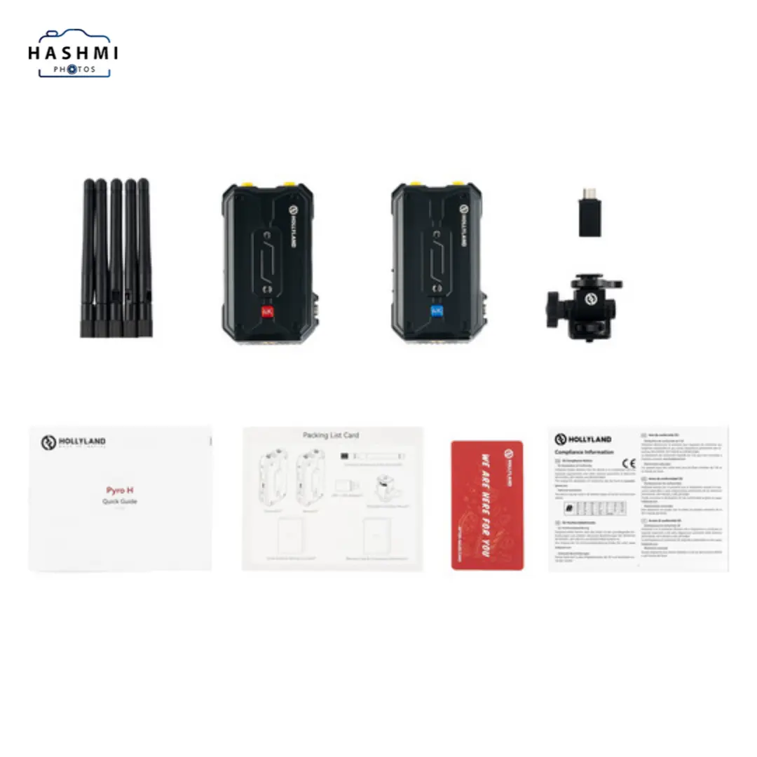 Hollyland Pyro H 4K HDMI Wireless Video Transmission System Price in Pakistan - Supports UVC Plug-and-Play for Streaming - Hashmi Photos PK