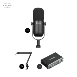 Boya Podcast Starter Kit Bundle for 2 Persons Price in Pakistan - Hashmi Photos PK