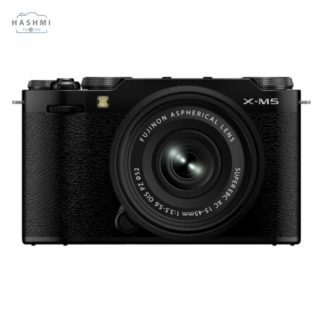 FUJIFILM X-M5 Mirrorless Camera with XC 15-45mm f_3.5-5.6 Lens (Black) - Price in Pakistan - Hashmi Photos