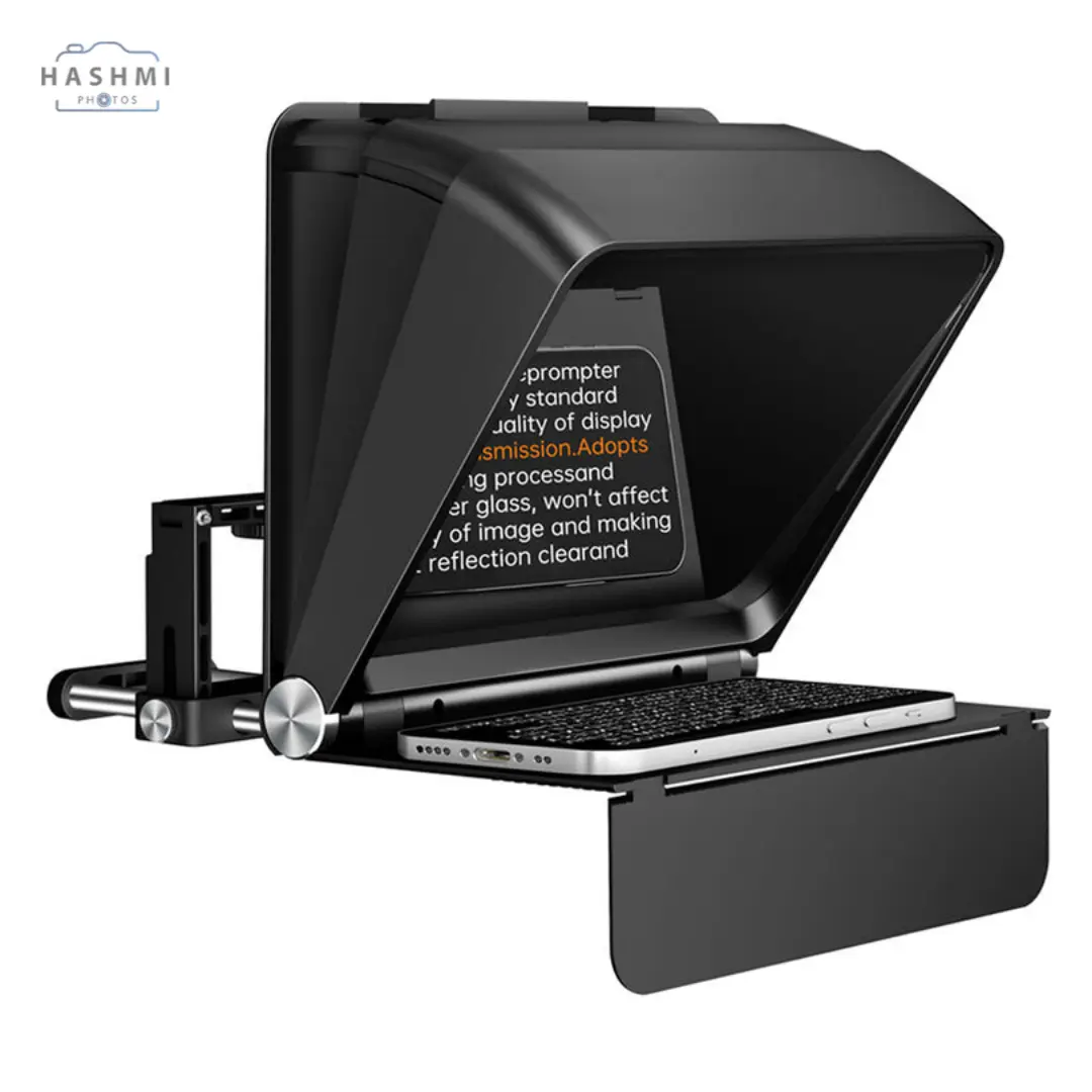 Portable camera teleprompter