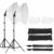 Singal Bulb Softbox Lighting Setup PAIR
